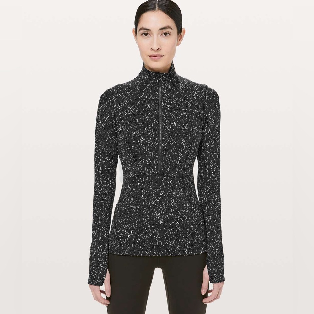 lululemon Define 1/2 zip fitted jacket, Sz 4 EUC